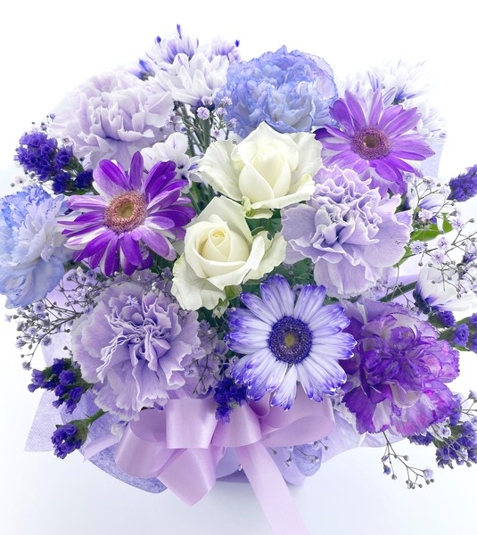 新築祝いの花＞フラワーアレンジメント *ラブリーラベンダー