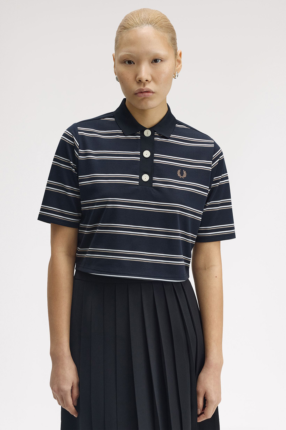 Striped Polo Shirt(10 608：NAVY): | FRED PERRY JAPAN | フレッド
