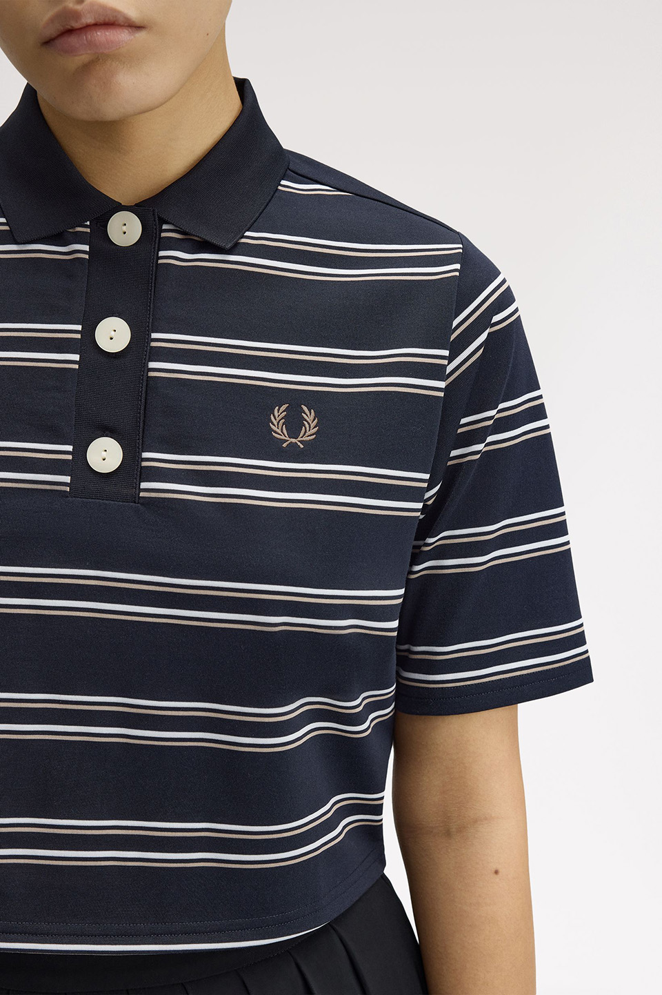 Striped Polo Shirt(10 608：NAVY): | FRED PERRY JAPAN | フレッド