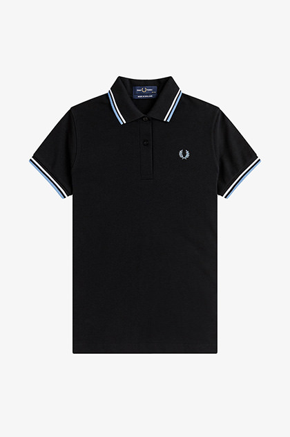 The Fred Perry Shirt - G12(8 157：BLACK / CHAMPAGNE): | FRED PERRY