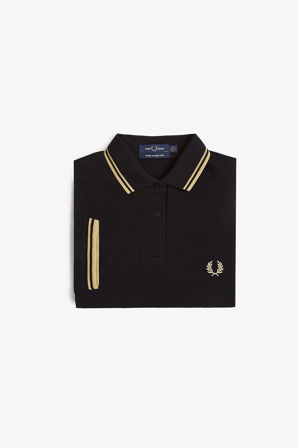 The Fred Perry Shirt - G12(8 157：BLACK / CHAMPAGNE): | FRED PERRY