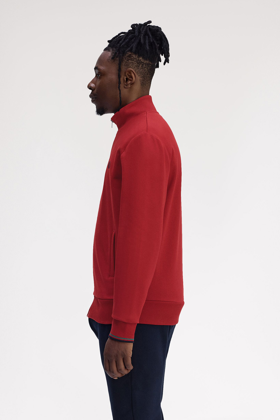 Zip Through Sweatshirt(M M02：BURNT RED): | FRED PERRY JAPAN
