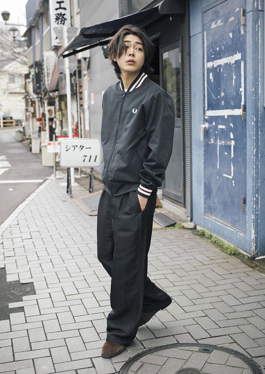 Twill Tennis Bomber Jacket(S 608：NAVY): | FRED PERRY JAPAN