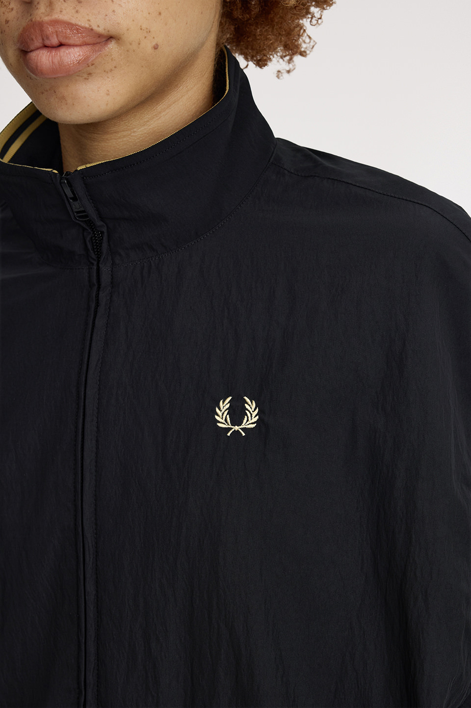 Zip Through Jacket(8 90A：BLACK / CHAMPAGNE): | FRED PERRY JAPAN