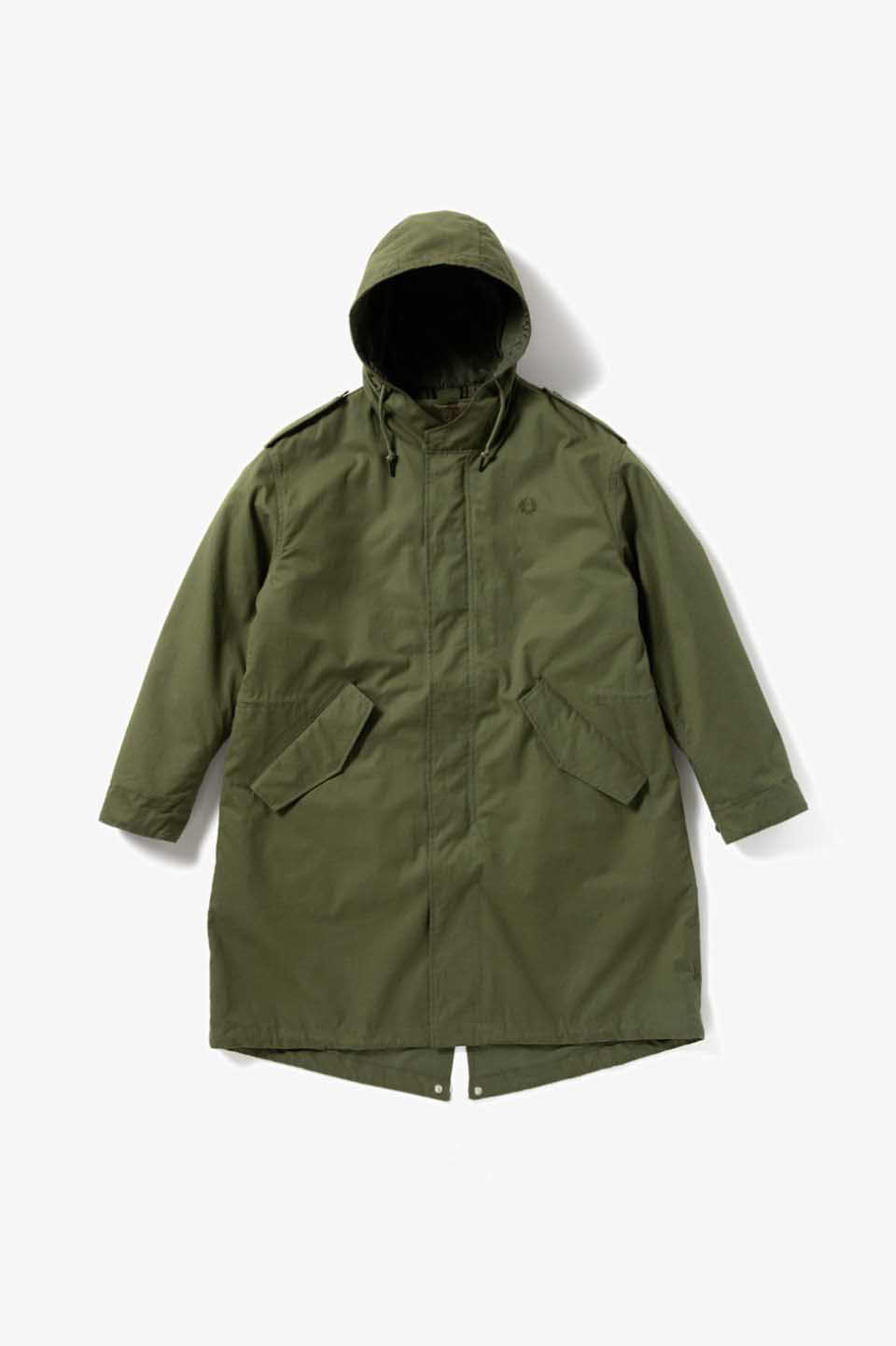 Fur Lined Fishtail Parka(L Q50：PARKA GREEN): | FRED PERRY JAPAN
