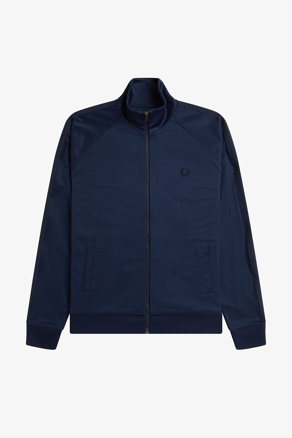 Tape Detail Track Jacket(S 395：DARK CARBON): | FRED PERRY JAPAN