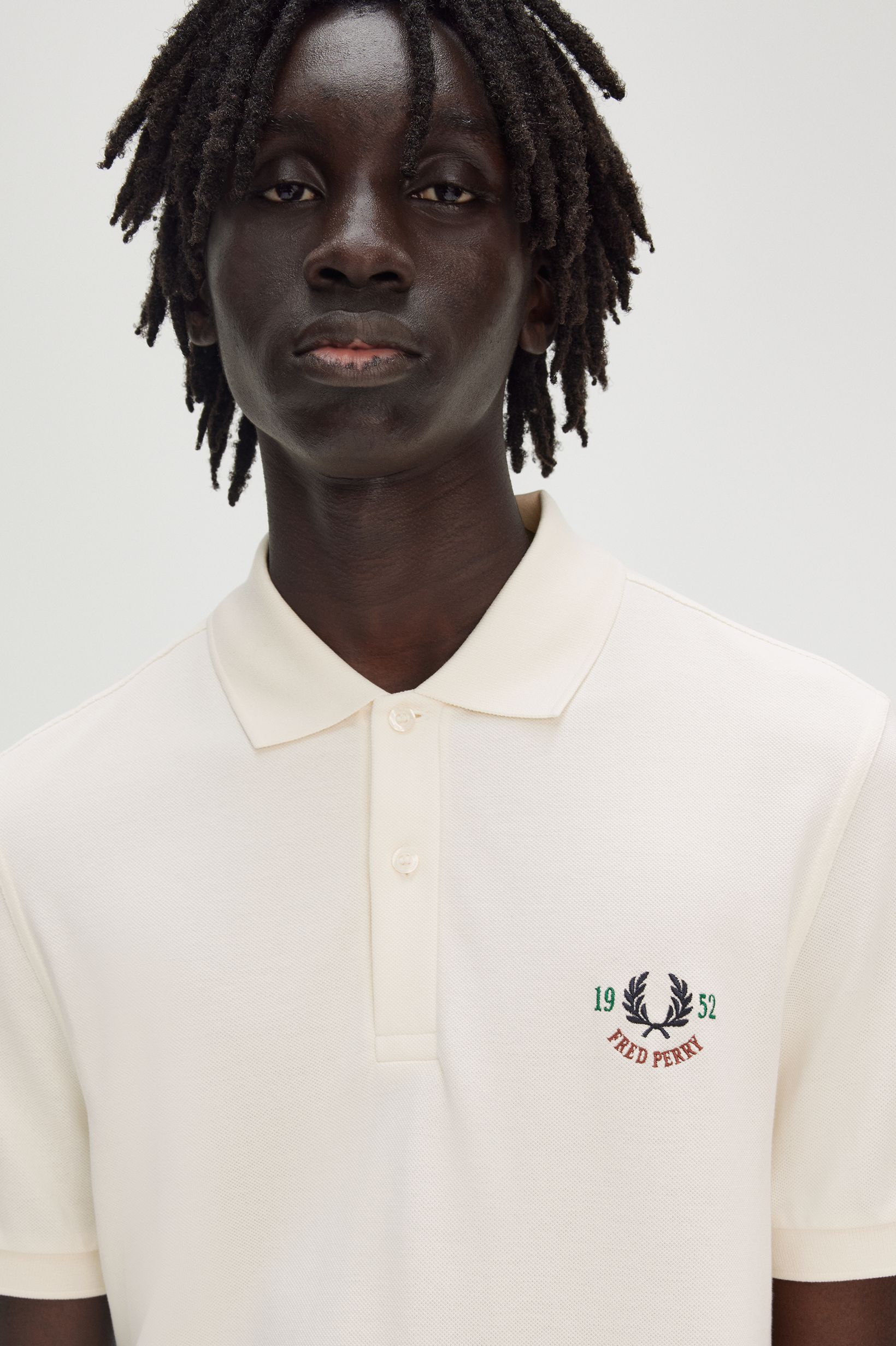 Chosen By Champions Embroidered Polo Shirt(S 560：ECRU): | FRED