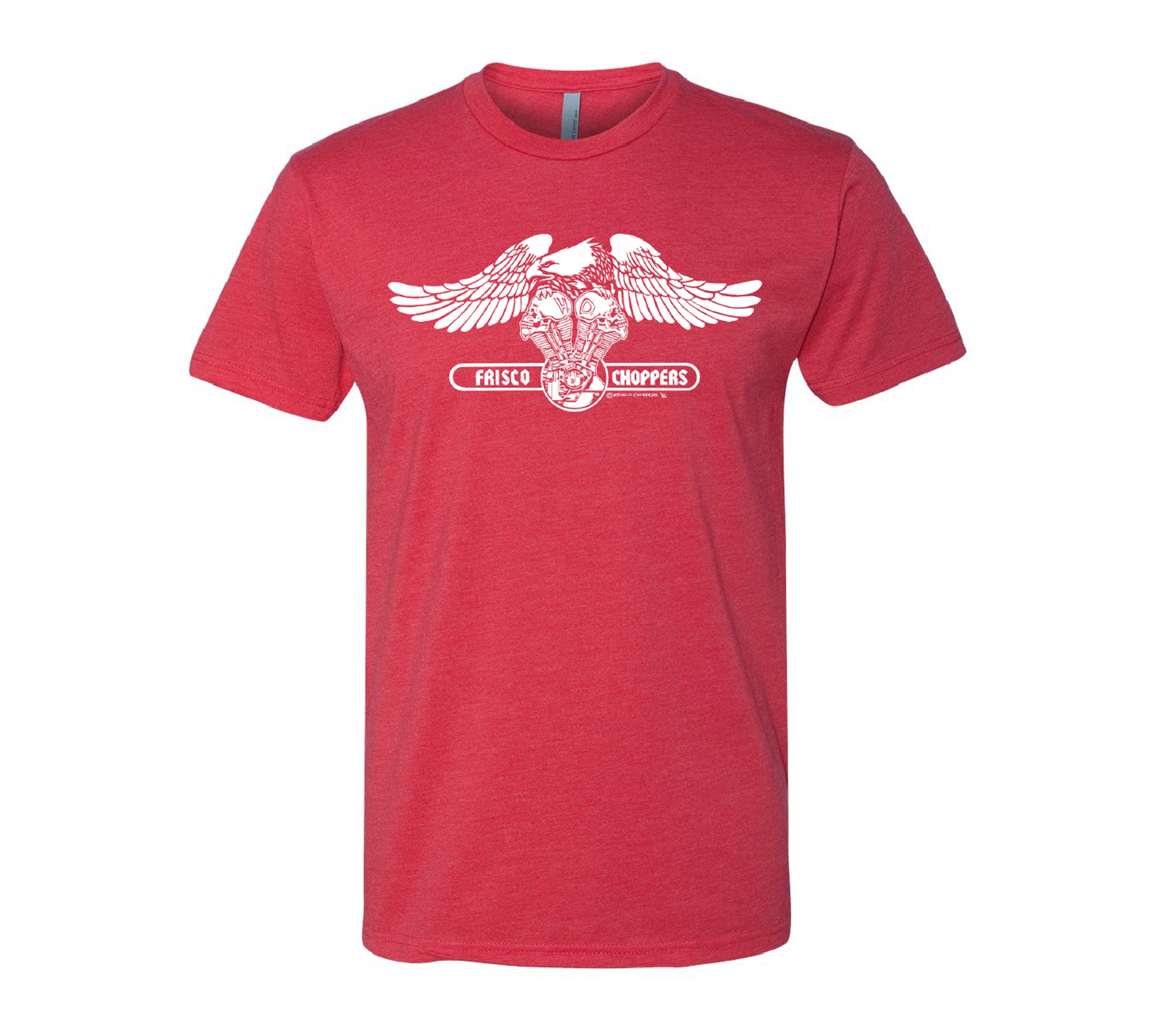 Old School Frisco Choppers T-Shirt - Red