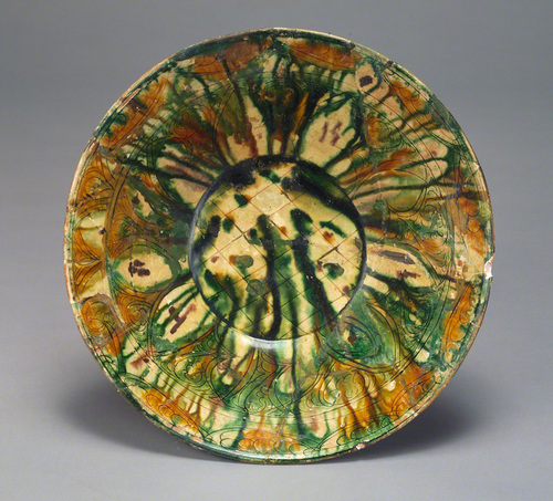 多彩釉刻線花文鉢 | イラン、ニシャプール | 収蔵品詳細 | 作品を知る