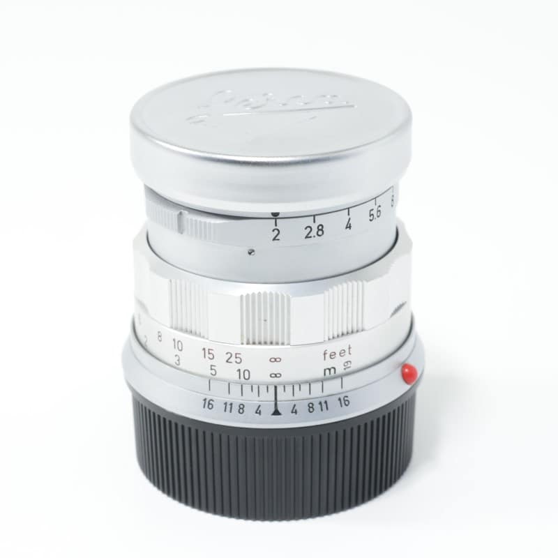 Leica ズミクロン 50mm F2 固定鏡胴 後期型 シルバー AB-ランク 中古