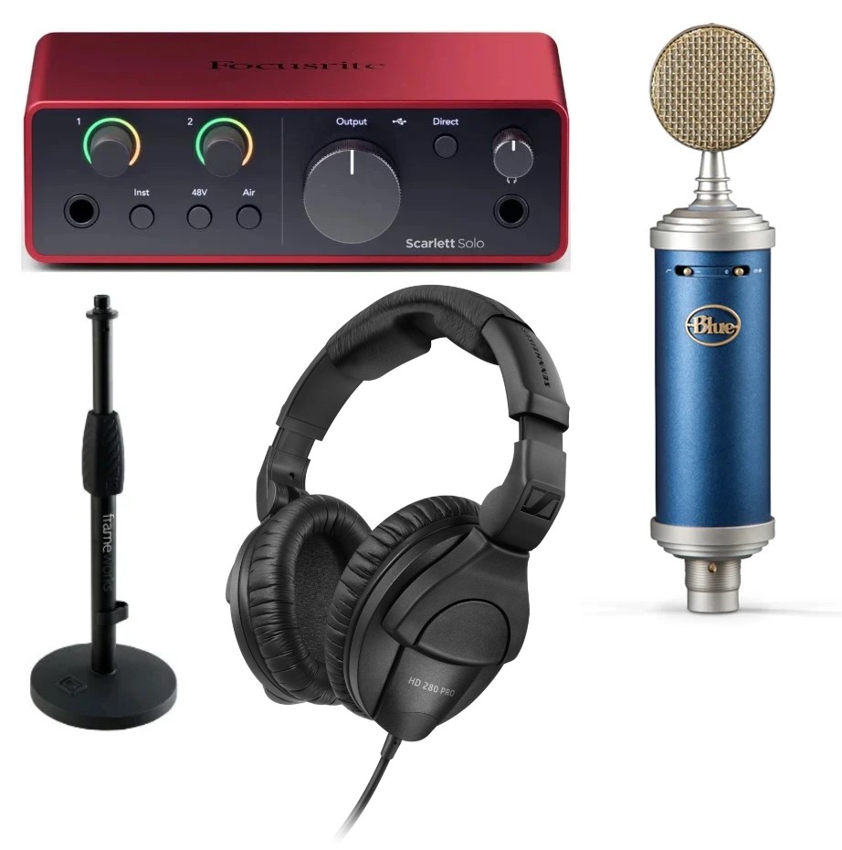 Blue Voice Over Bluebird SL Bundle Condenser Mic with Audio