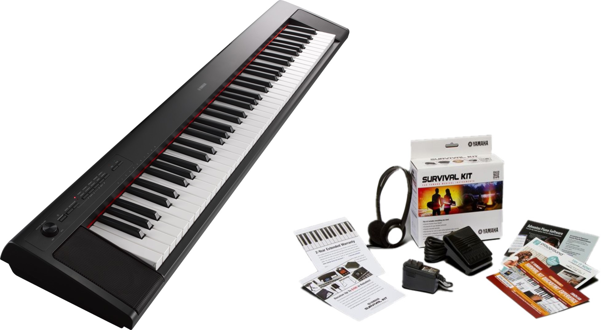 Yamaha NP32-KIT 76-Key Piaggero Ultra-Portable Digital Piano with