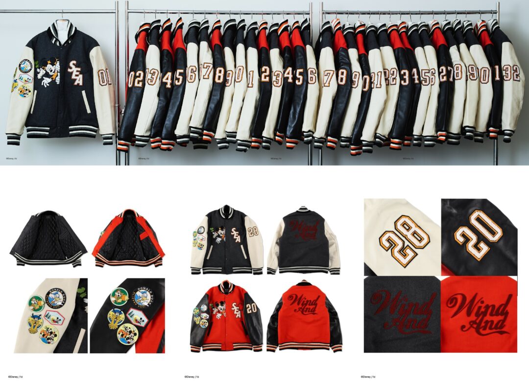 32着限定】WIND AND SEA × Disney “NUMBERING STUDIUM JACKET” が2025