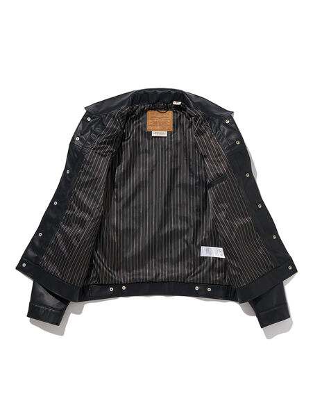 Levi's RED TAB PREMIUM トラッカージャケット ブラック レザー