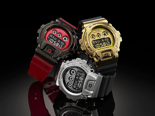 G-Shock GM-6900 with Stainless Steel Metal Bezel for 6900 Series