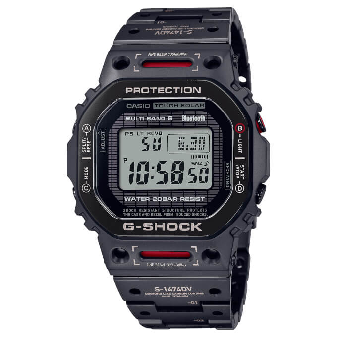 Mech-inspired G-Shock GMW-B5000TVA-1 Titanium Virtual Armor watch