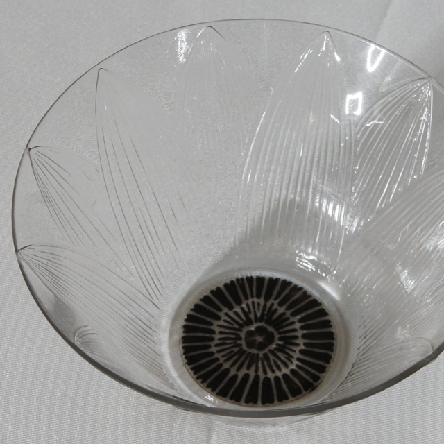 ロータス LOTUS 鉢 （エナメル彩有）」ルネ・ラリックのテーブルウェア