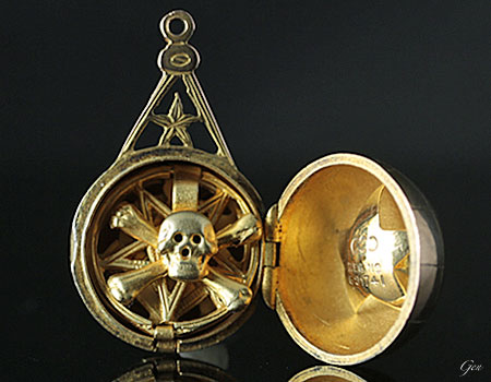 フリーメーソン マソニックボール アンティークジュエリー