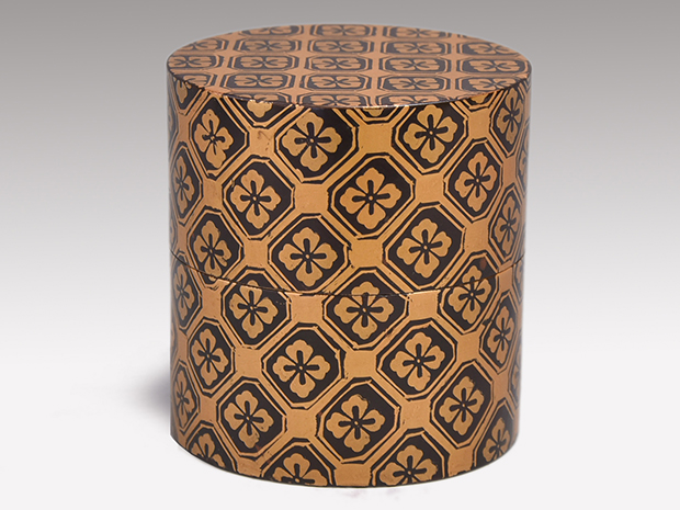 中次 棗 金地に八角花文蒔絵 内梨地 明治時代 | 古美術ささき