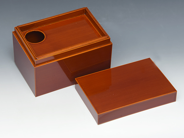 飛騨春慶塗茶箱一揃い 象牙茶杓付 | 古美術ささき