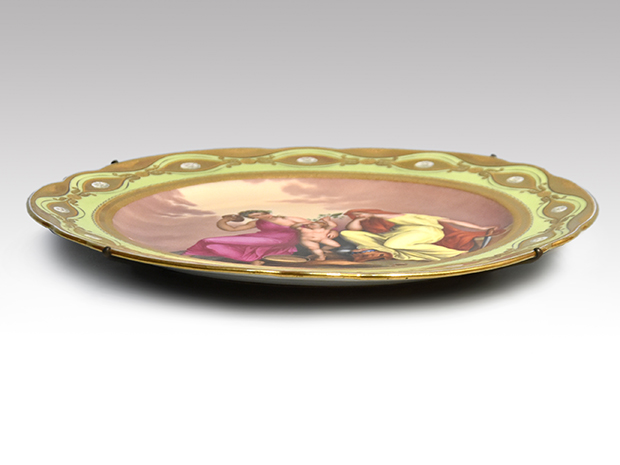 HEREND ヘレンド 神話文 金彩 プレート 装飾皿 壁掛け 1855～98年頃