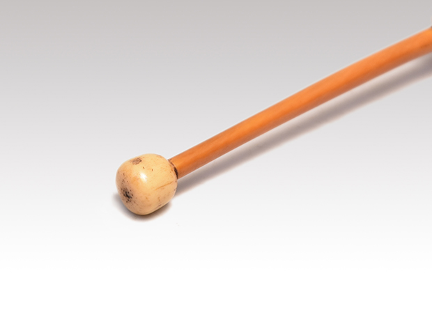 江戸時代 象牙 芋茶杓 全長：16cm 茶箱に | 古美術ささき