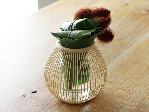 駿河千筋つぼみ花入 S - 花かご - 定番商品 - 公長齋小菅