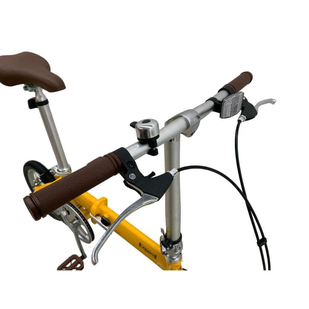 SOUTHERNPORT 14型アルミ折りたたみ自転車 イエロー(イエロー): カー