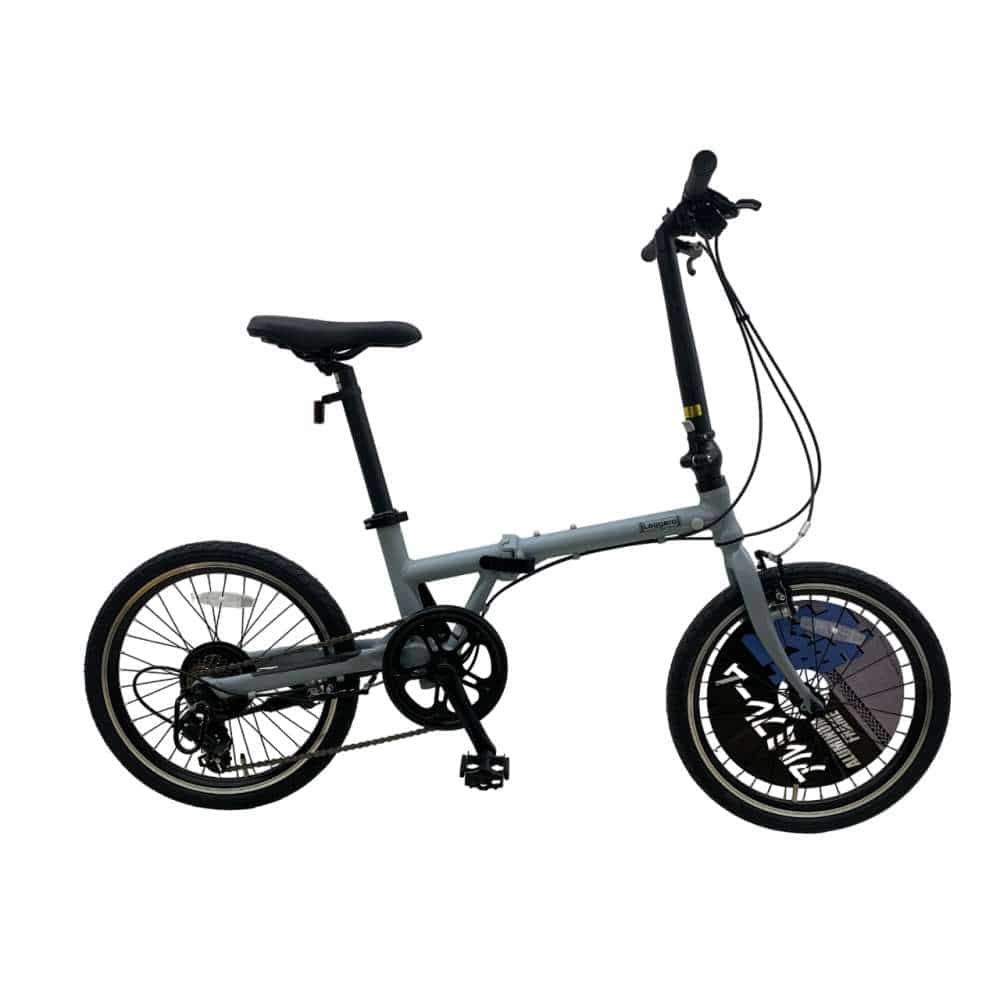 SOUTHERNPORT 20型アルミ折りたたみ自転車 外装7段 グレー: カー