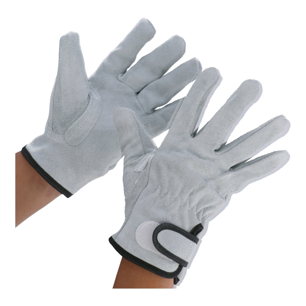 PROACT 裏地付き牛床革手袋 レンジャー フリーサイズ: 作業用品