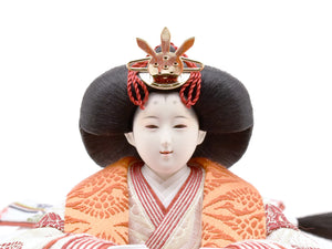 クラシック雛人形 / 望月龍翠 / 有職雛 正絹（紅白） – 人形の鯉徳