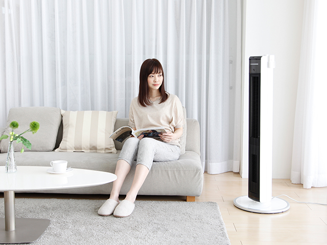 ホット＆クール ハイタワーファン KHF-1282/W｜ホット＆クール