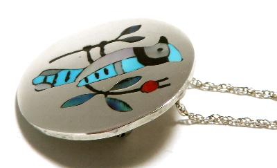 インディアンジュエリーのブローチ・ピン