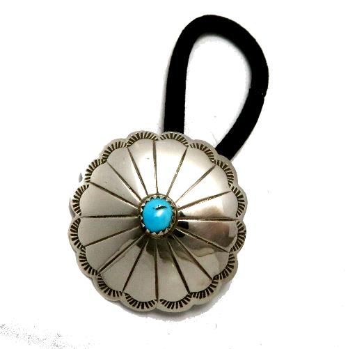 ナバホ族作 934シルバーコンチョのヘアゴム