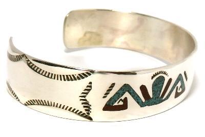 ココペリ インディアンジュエリー バングル シルバー925 サード ホピ