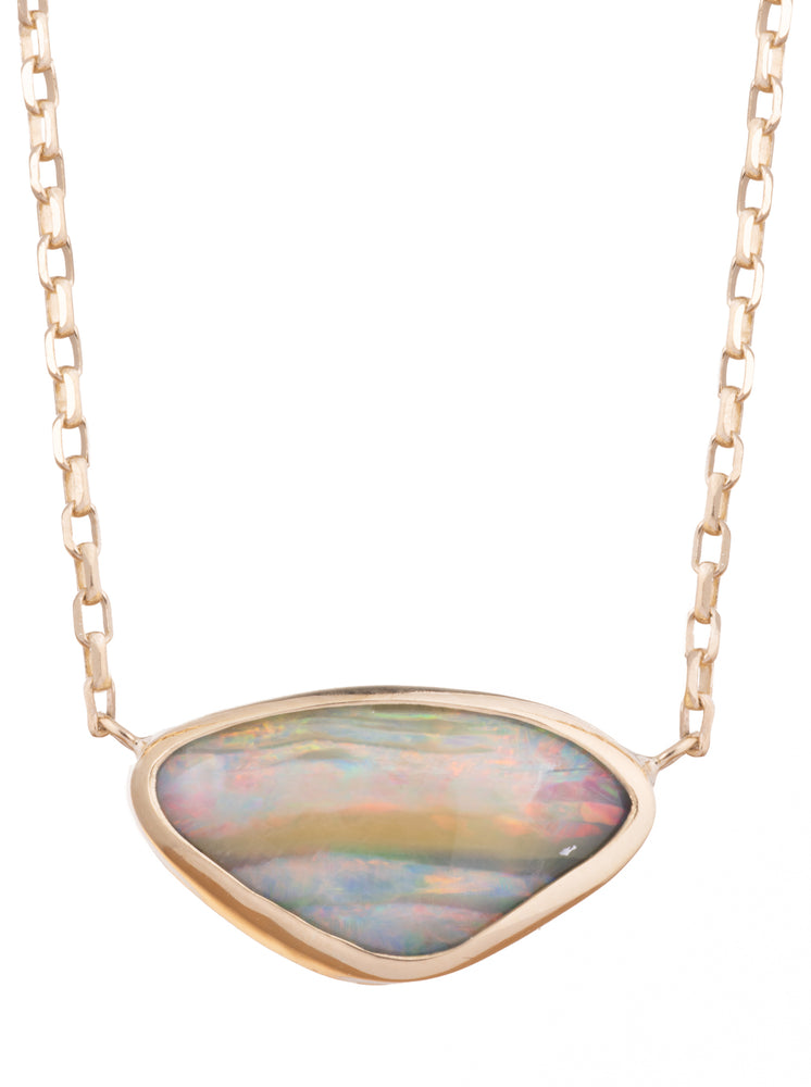 Rainbow Mist Opal Necklace – Kate Davis Jewelry
