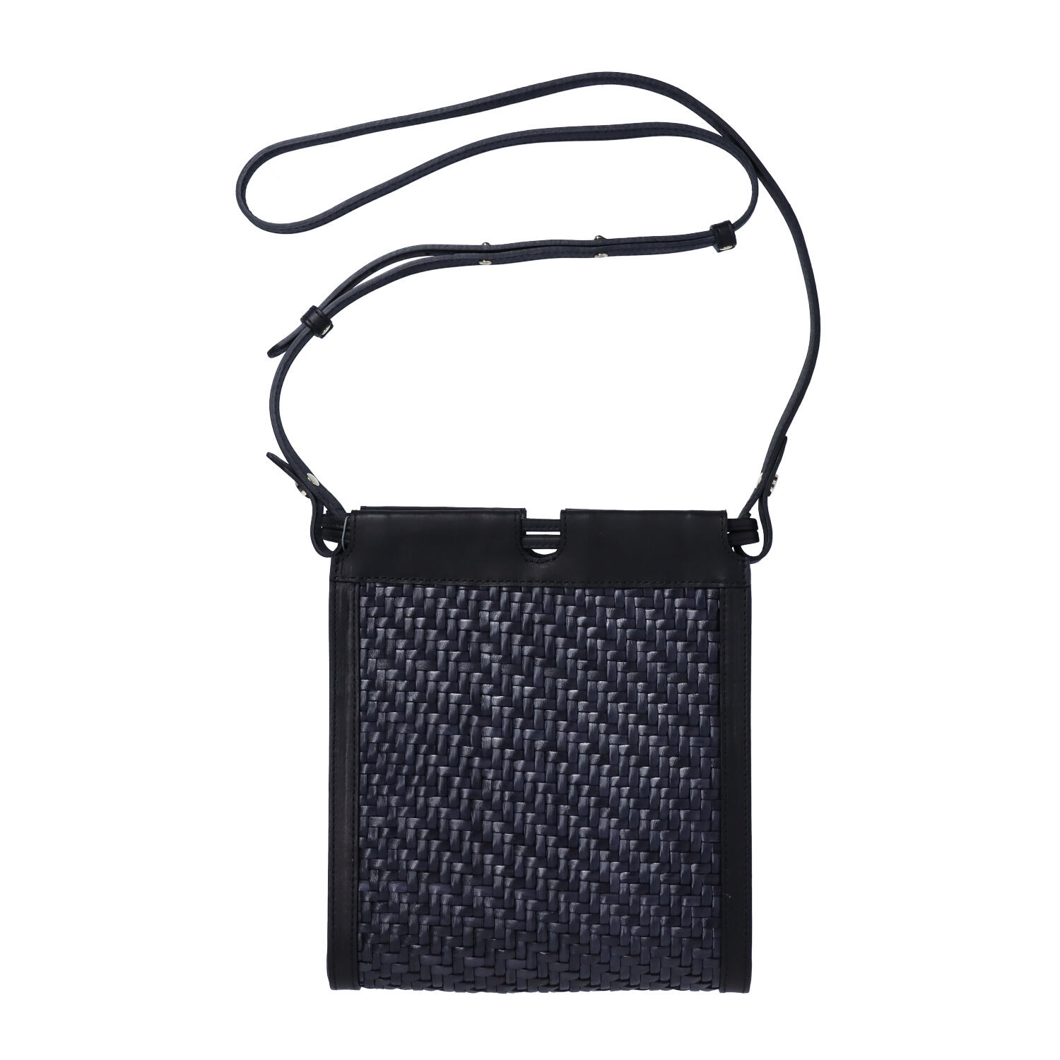 メッシュ 薄マチ バッファロー革 ショルダーバッグ | 筒井株式会社