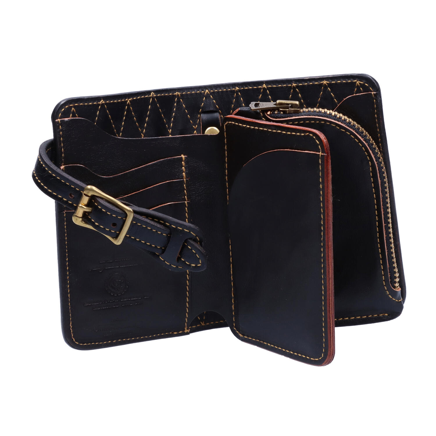 新喜皮革 ホースハイド キルティング加工 2つ折り財布 | 合同会社 ガム