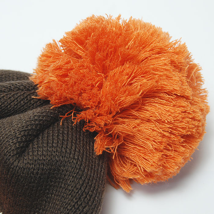 THE FACTORY MADE(ザファクトリーメイド) ポンポン付きニットキャップ