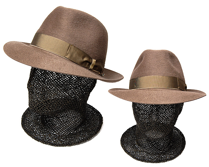イタリア Borsalino(ボルサリーノ) ファーフェルト中折れ帽 セルベルト