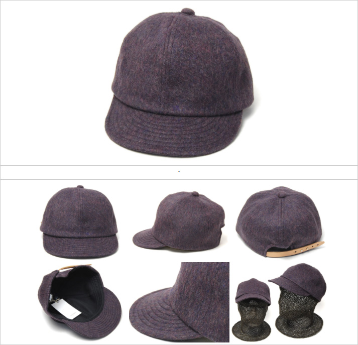 NINE TAILOR(ナインテイラー) 小つばシャギーキャップ Shaggy Cap