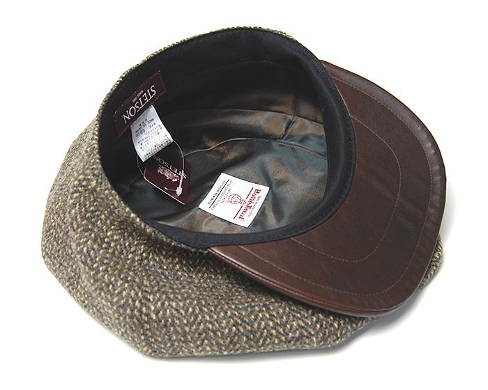 STETSON(ステットソン) ハリスツイード8枚はぎハンチング SE787 メンズ