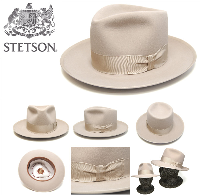 STETSON(ステットソン) ファーフエルト中折れ帽 STETSONIAN