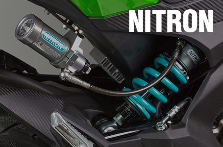 ナイトロンジャパンより、Z125PRO用とVERSYS1000用のリヤショックが