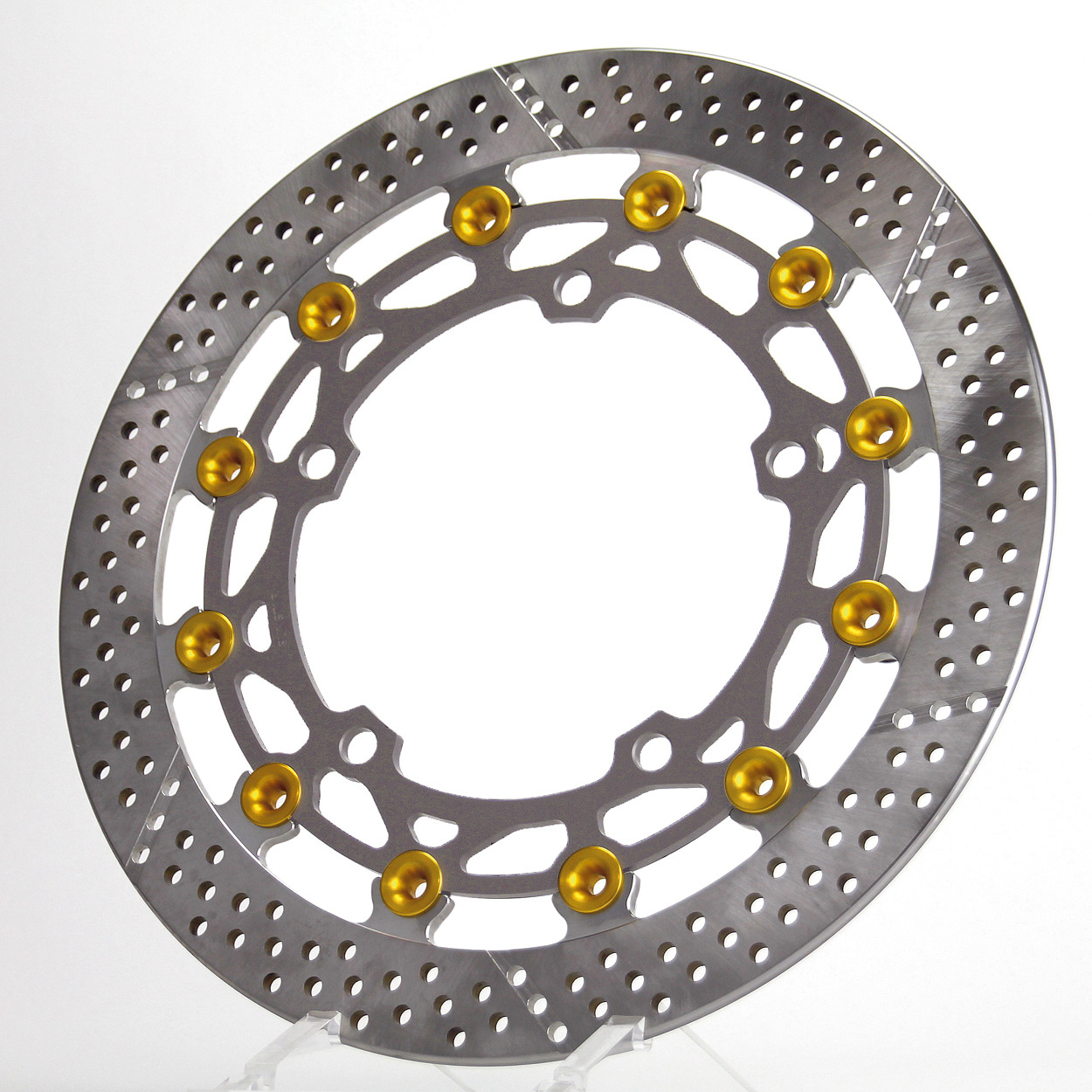 最新のローターはタイヤの接地感も高める - SUNSTAR φ320mmローター