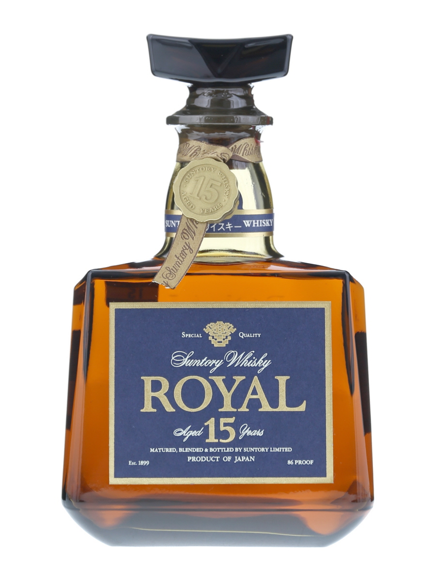 サントリー ローヤル 15年 700ml / 43% - 歌舞伎ウイスキー 日本の