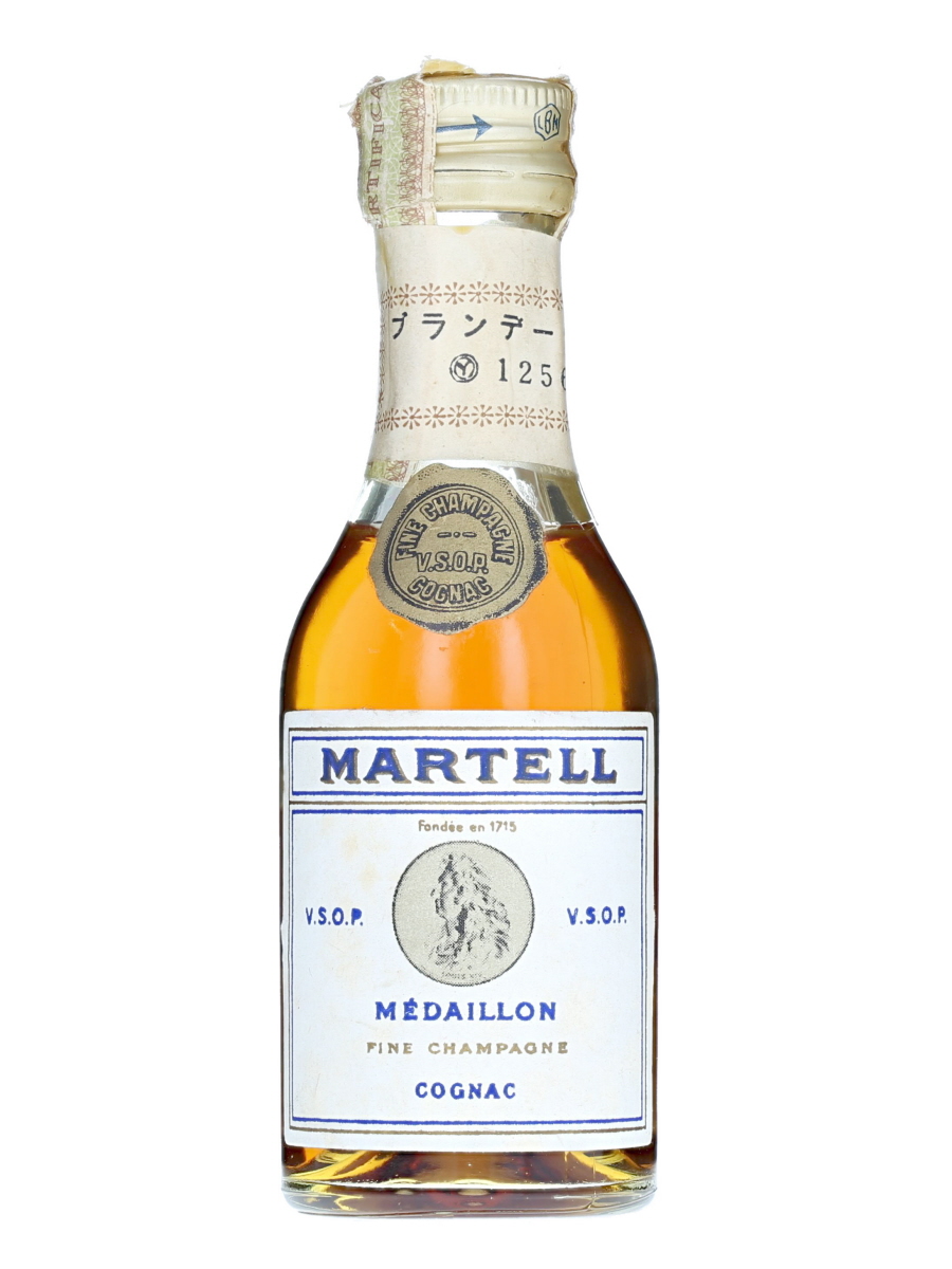 Martell Cognac VSOP Medaillon White Label Miniature Bottle Bot