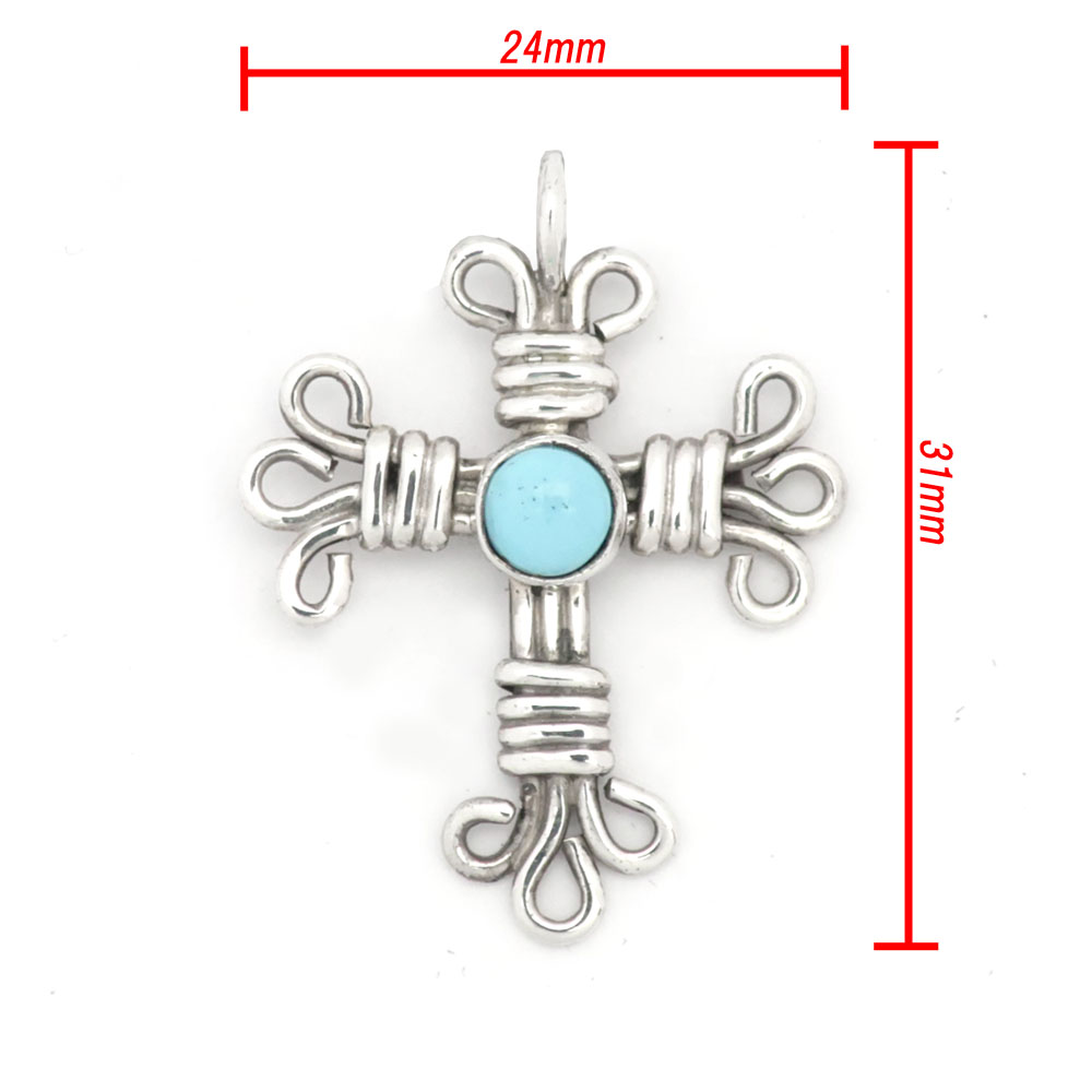 インディアンジュエリー ペンダントトップ ヘッド 十字架 クロス