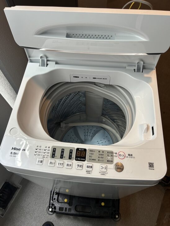 川口市へ出張訪問し【買取】Hisense 洗濯機 HW-55E2W 2024年製 ｜出張