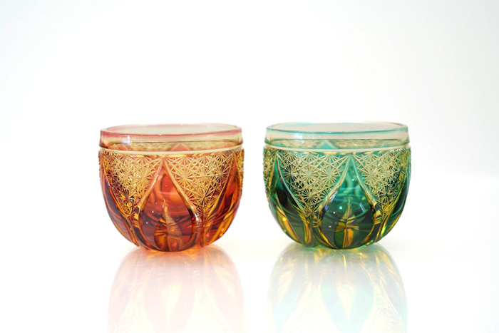 江戸切子 伝統工芸士 根本達也 作品展」 | カガミクリスタル